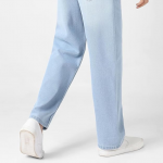 Men's Loose Baggy Fit Washed Jeans Non-Stretchable